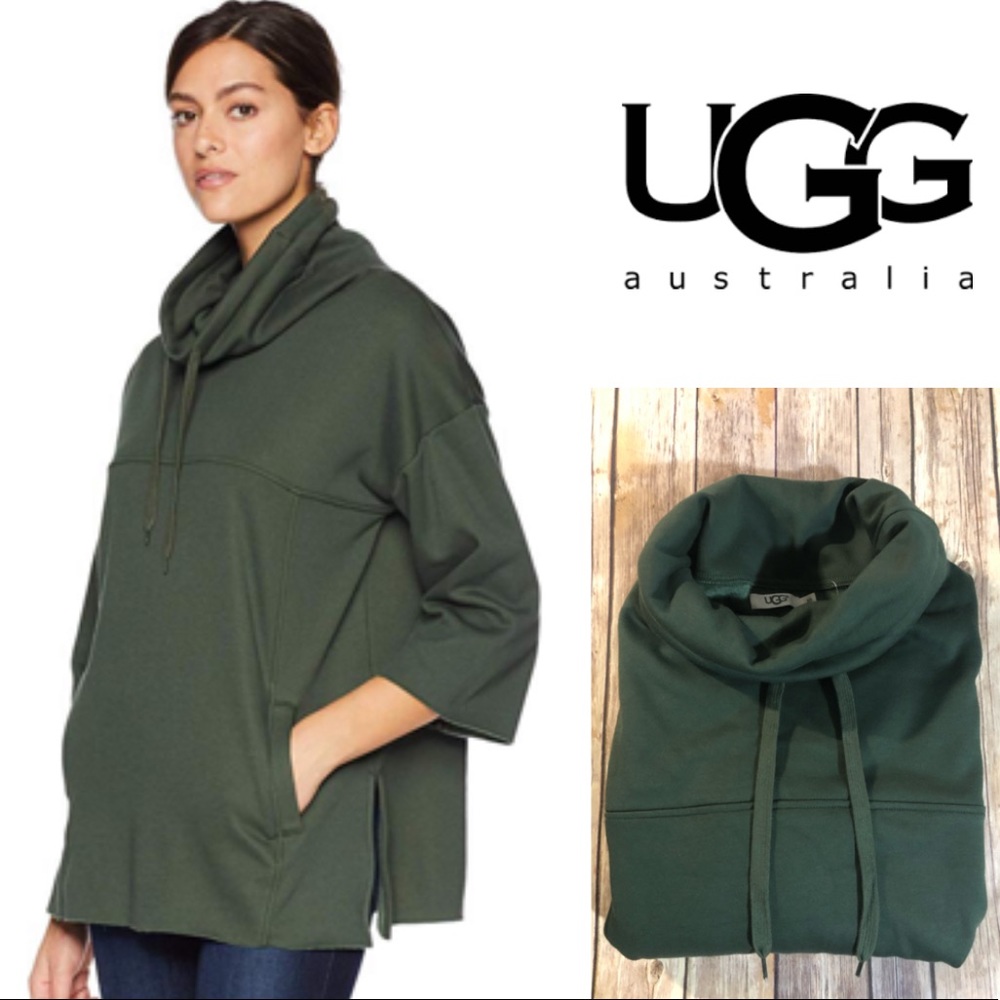 UGG Womens Astrid Poncho Olive G15